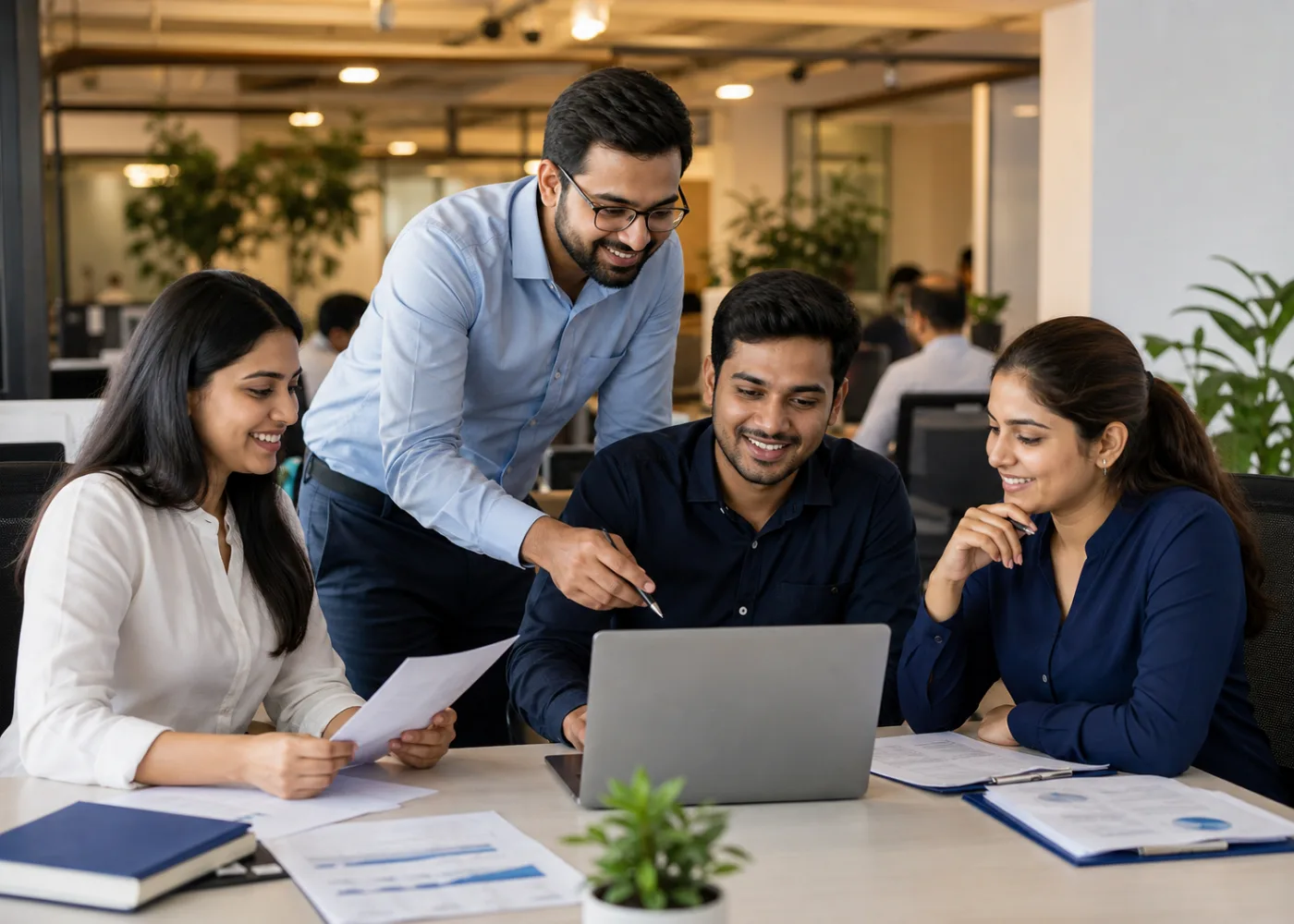 LoanBazzaar financial-services team working together